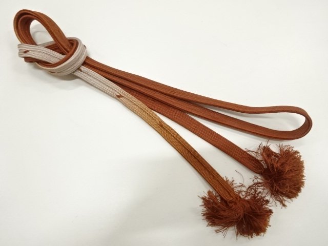JAPANESE KIMONO / HAND-TIED OBIJIME